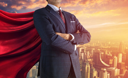 Business man pushing large stone up to hill , Business heavy tas